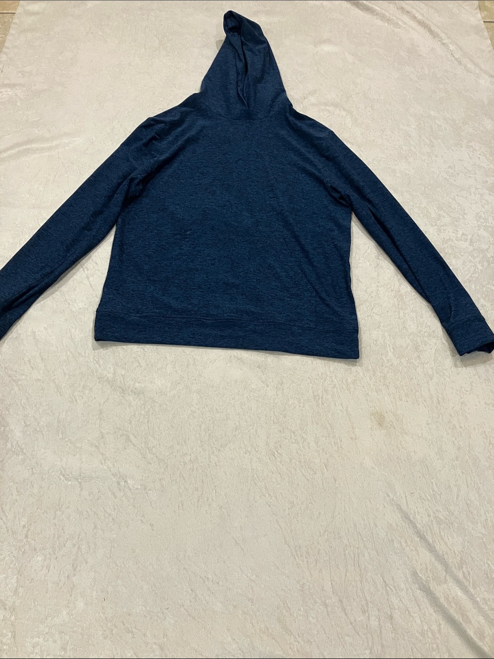 Outdoor Voices blue Heather Hooded Pullover
